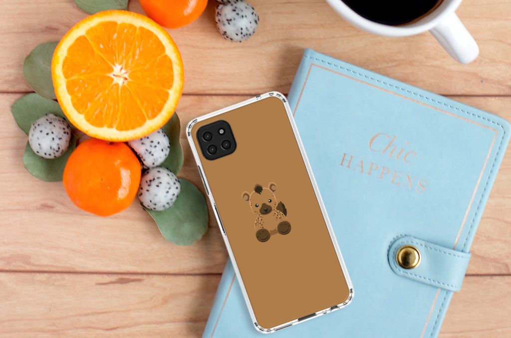 Samsung Galaxy A22 5G Stevig Bumper Hoesje Baby Hyena B2C Telecom