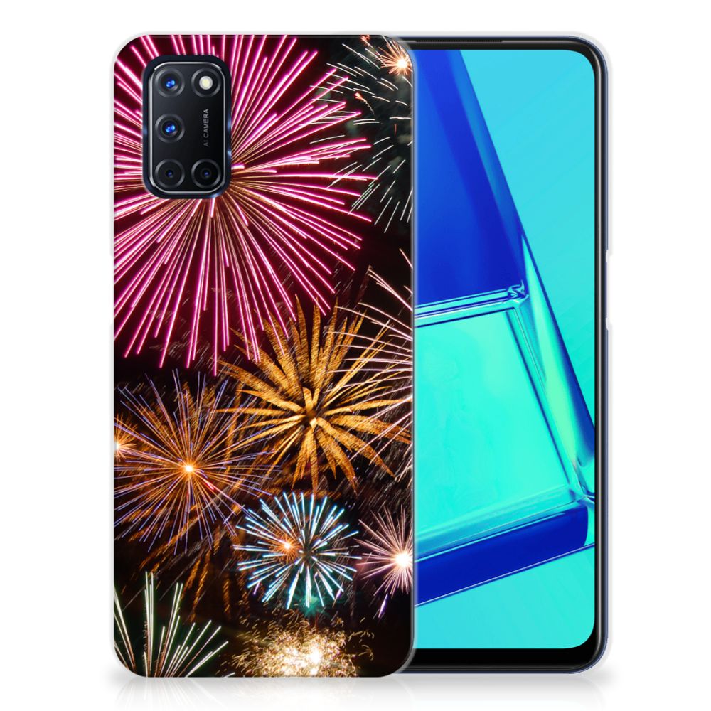 OPPO A52 | A72 Silicone Back Cover Vuurwerk