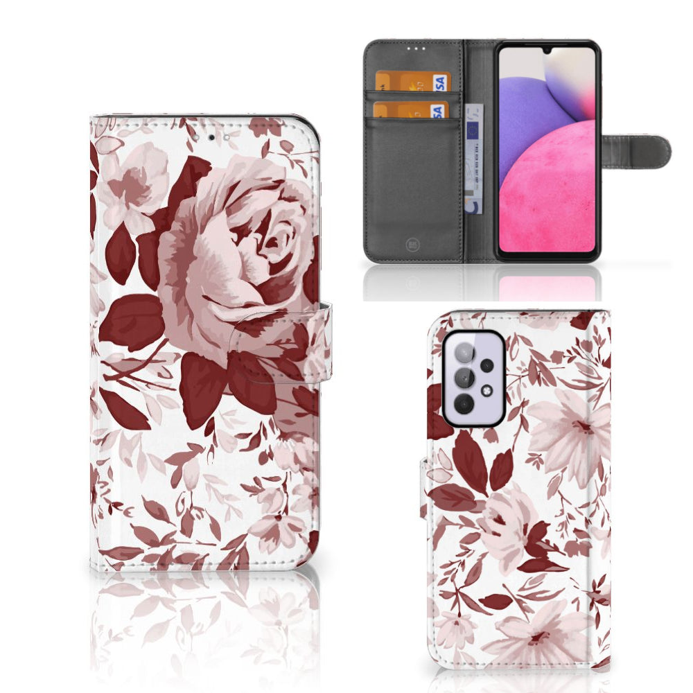 Hoesje Samsung Galaxy A33 5G Watercolor Flowers