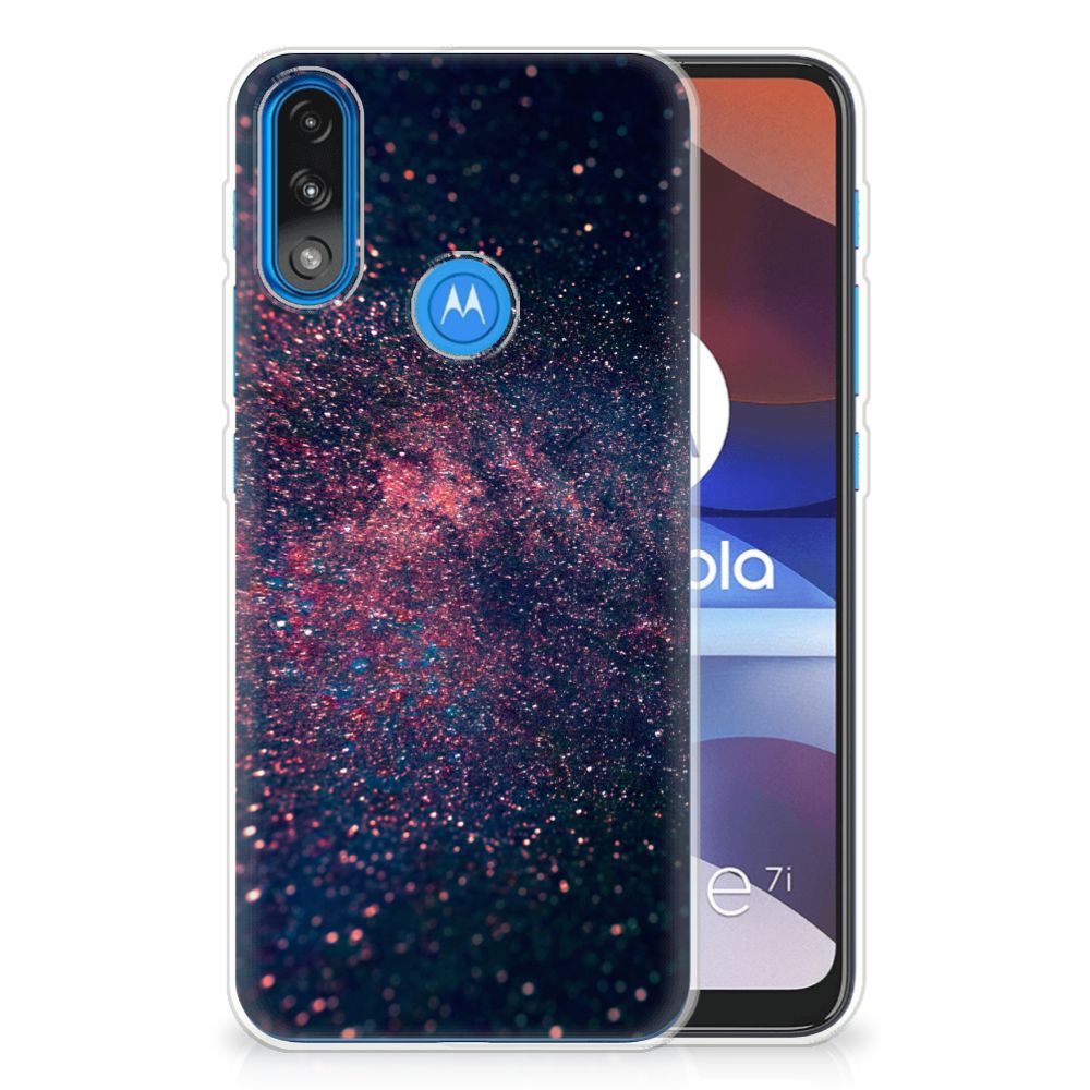 Motorola Moto E7/E7i Power TPU Hoesje Stars