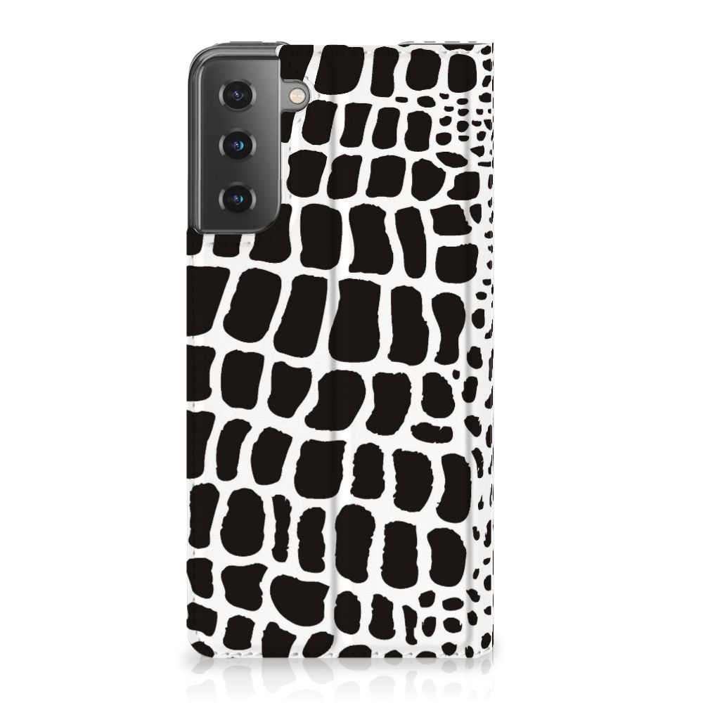 Samsung Galaxy S21 Plus Hoesje maken Slangenprint - B2C Telecom