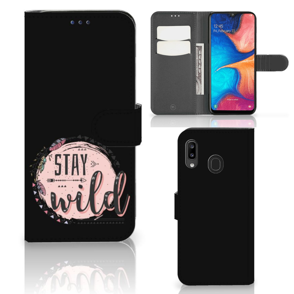 Samsung Galaxy A30 Leuk Hoesje Boho Stay Wild
