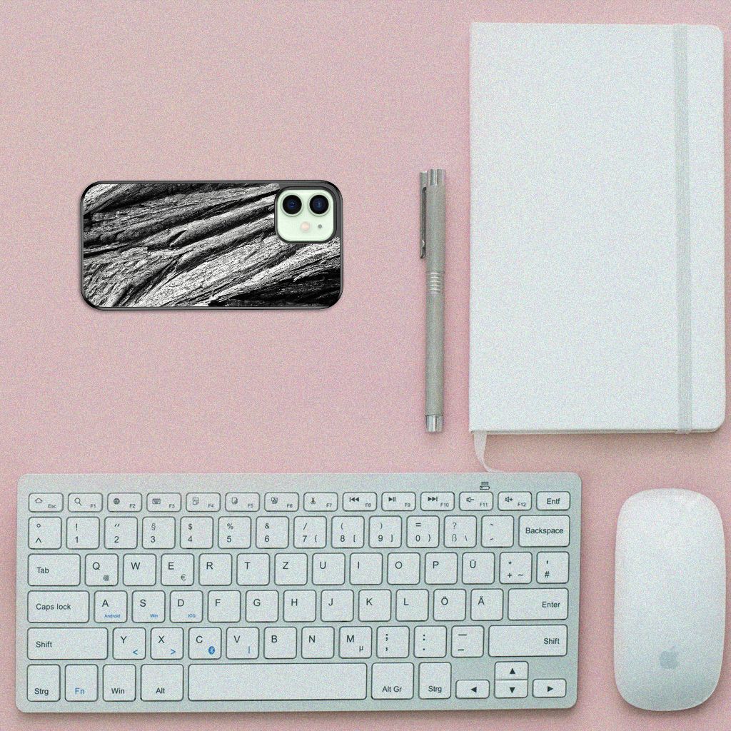 Grip Case iPhone 12 Mini Boomschors Grijs B2C Telecom