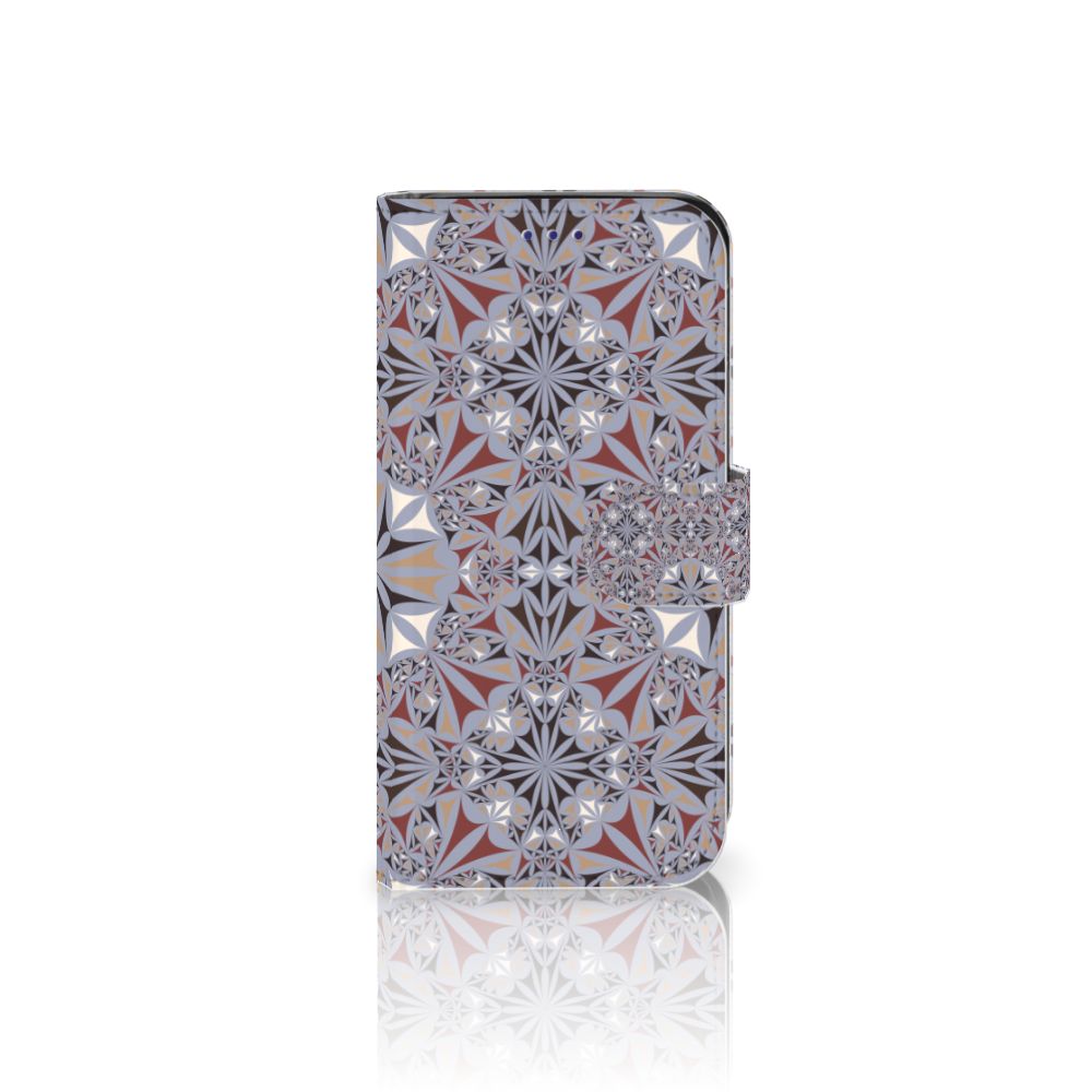 Samsung Galaxy S10e Bookcase Flower Tiles
