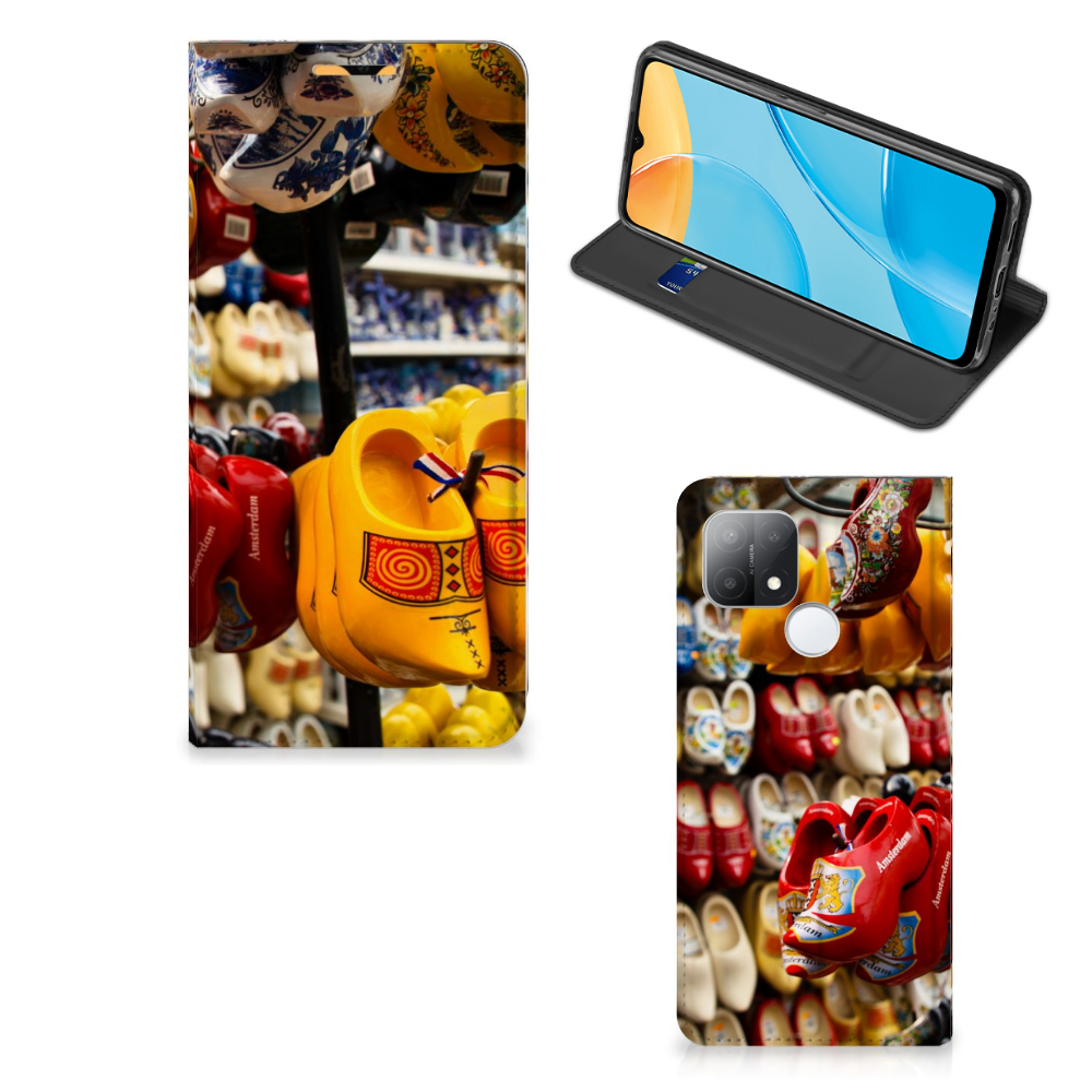 OPPO A15 Book Cover Klompen - B2C Telecom