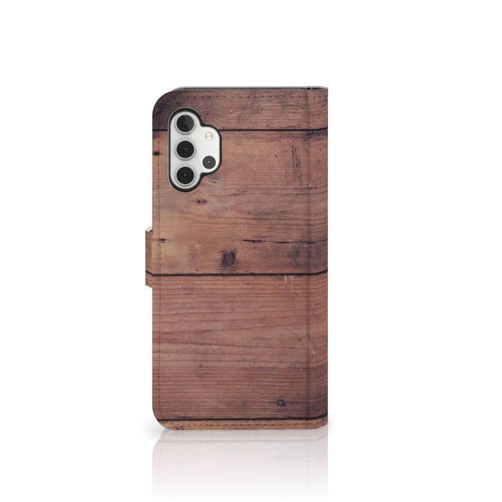 Samsung Galaxy A32 4G Book Style Case Old Wood