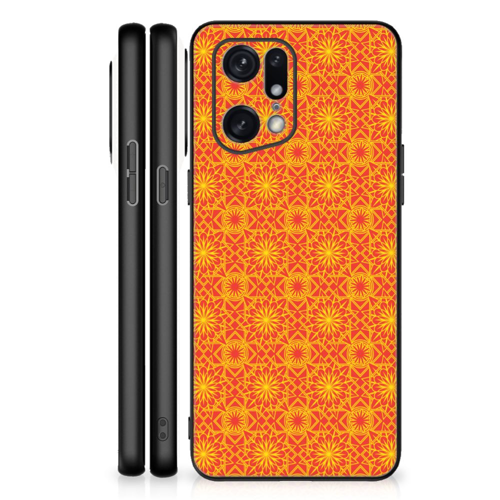 OPPO Find X5 Pro Back Case Batik Oranje B2C Telecom