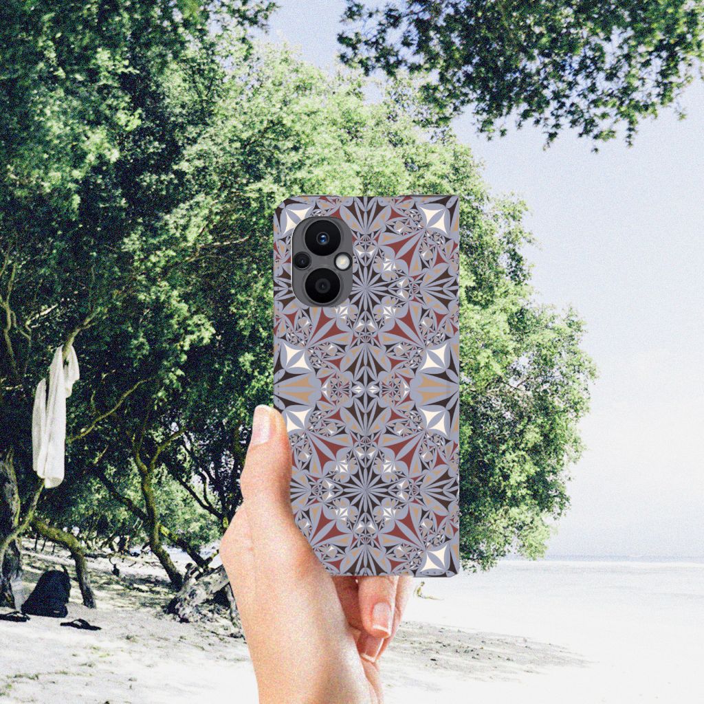 OPPO Reno8 Lite Standcase Flower Tiles - B2C Telecom