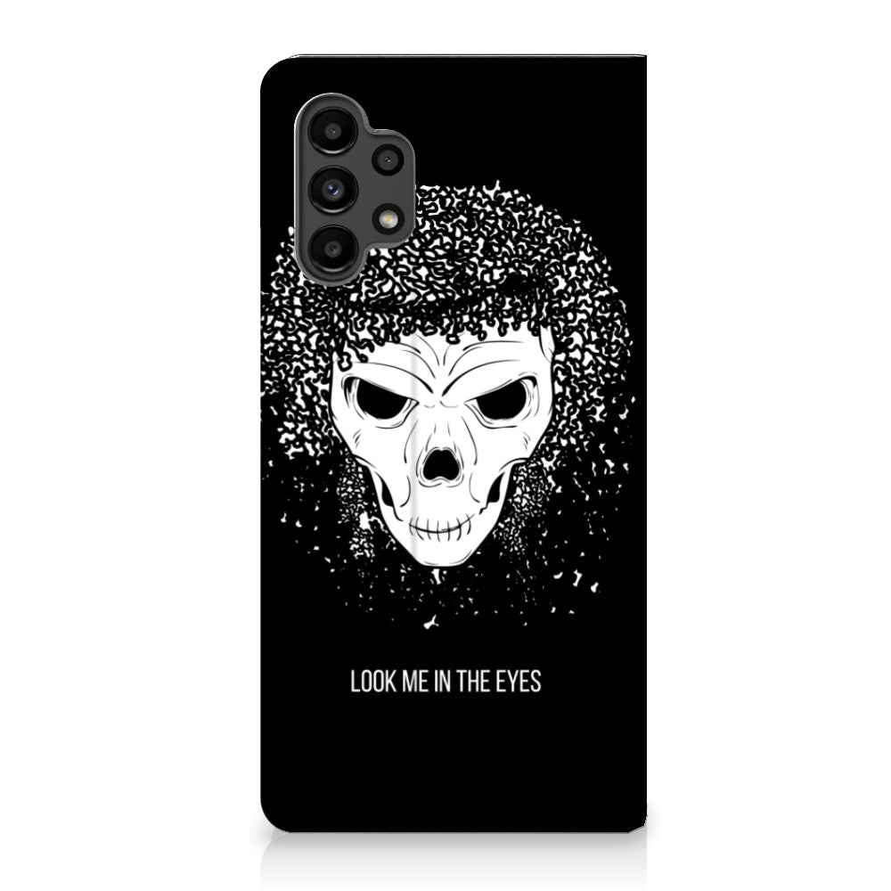 Mobiel BookCase Samsung Galaxy A13 (4G) Skull Hair - B2C Telecom
