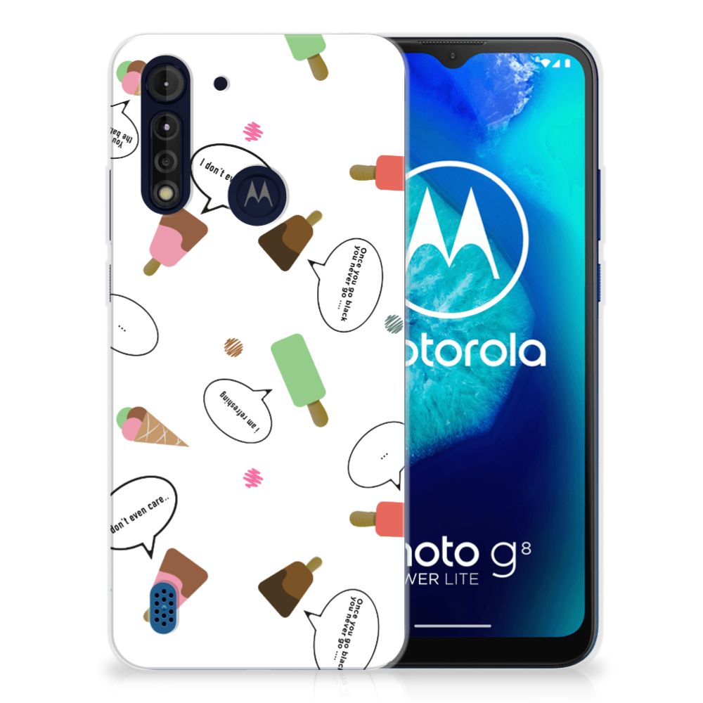 Motorola Moto G8 Power Lite Siliconen Case IJsjes B2C Telecom