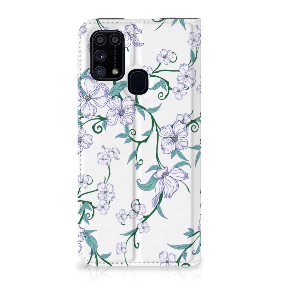 Samsung Galaxy M31 Uniek Smart Cover Blossom White - B2C Telecom