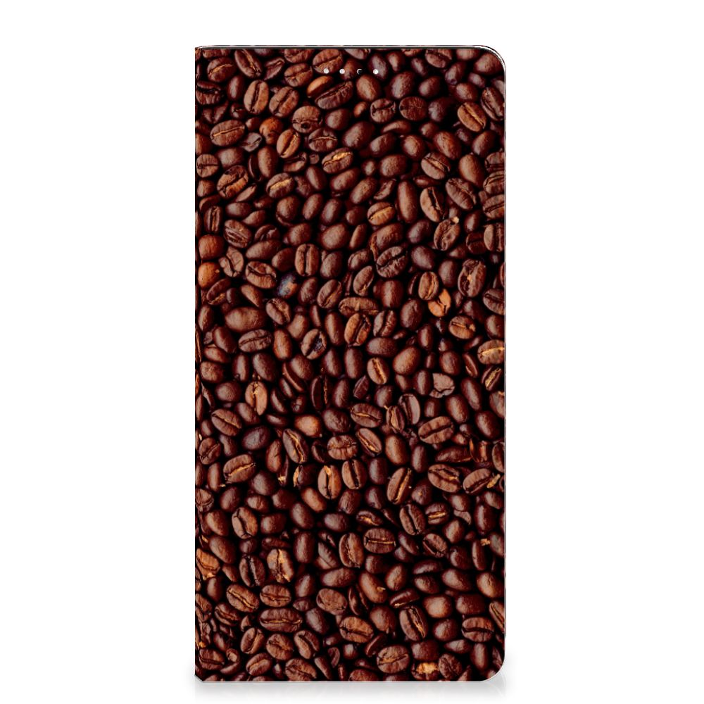 Samsung Galaxy A33 5G Flip Style Cover Koffiebonen - B2C Telecom