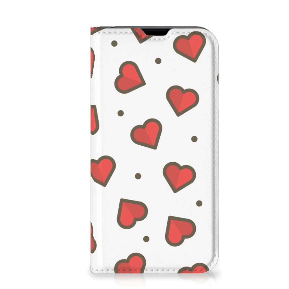 iPhone 13 Mini Hoesje met Magneet Hearts - B2C Telecom