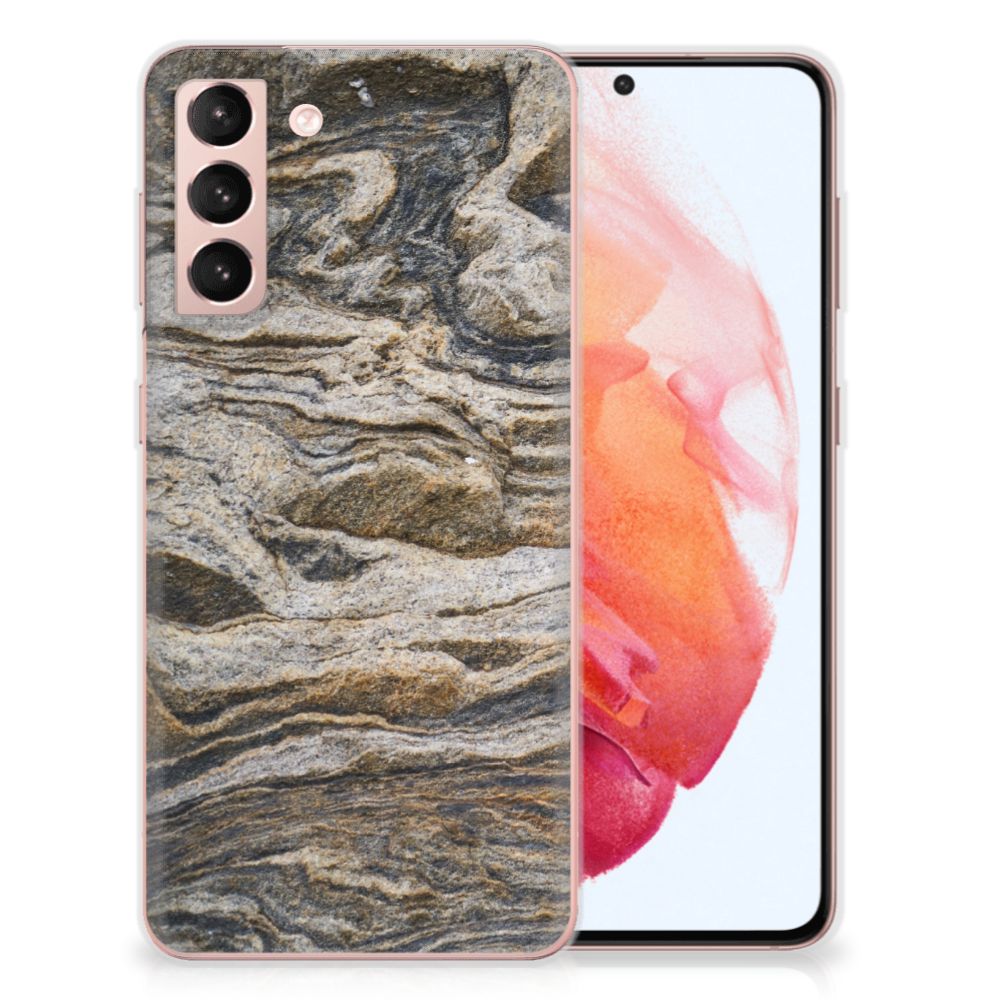 Samsung Galaxy S21 TPU Siliconen Hoesje Steen