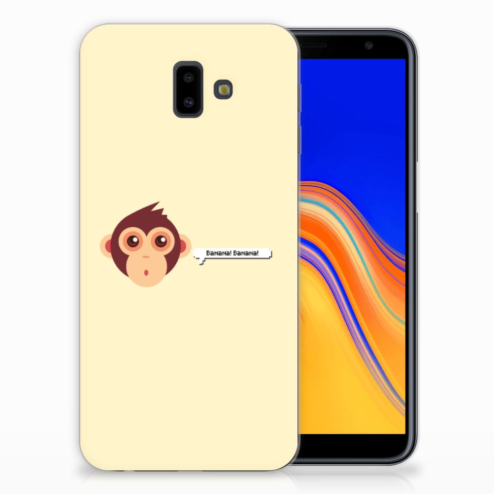 Samsung Galaxy J6 Plus (2018) Telefoonhoesje met Naam Monkey