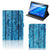 Lenovo Tab E10 Tablet Book Cover Wood Blue