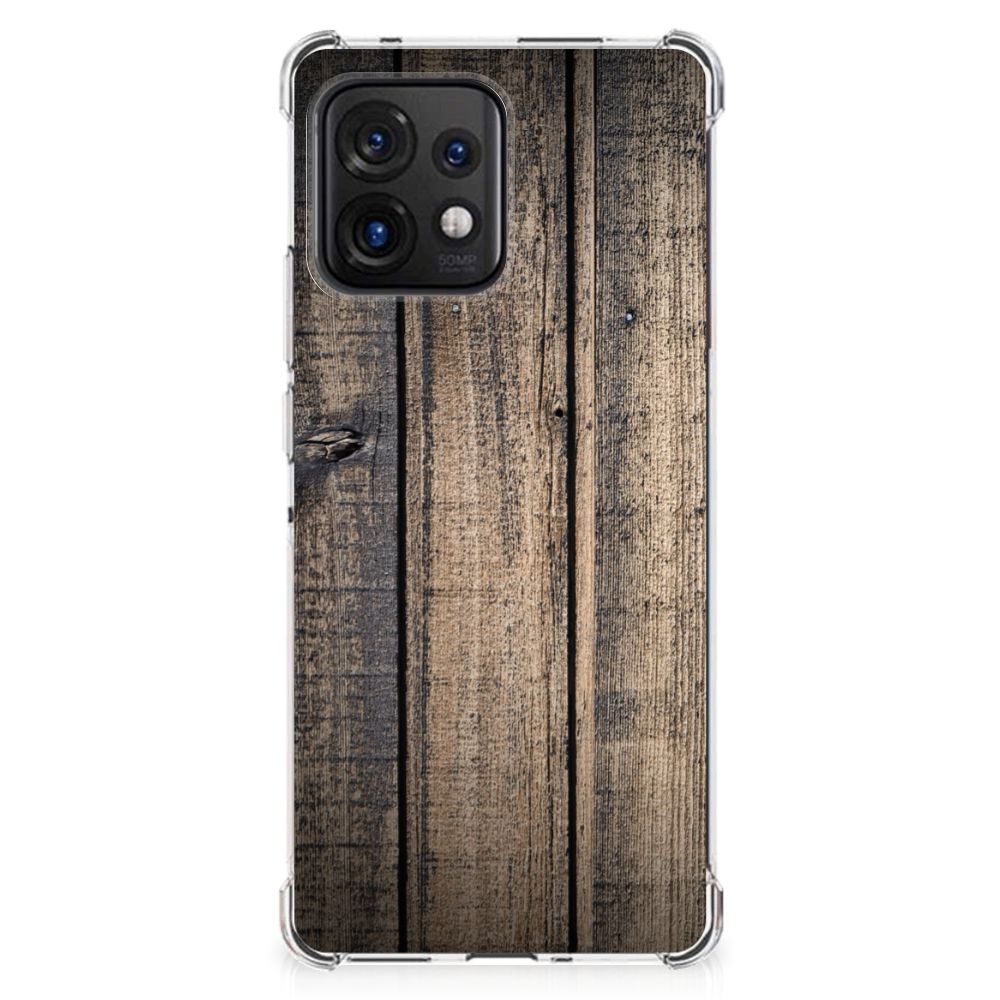 Motorola Edge 40 Pro Stevig Telefoonhoesje Steigerhout