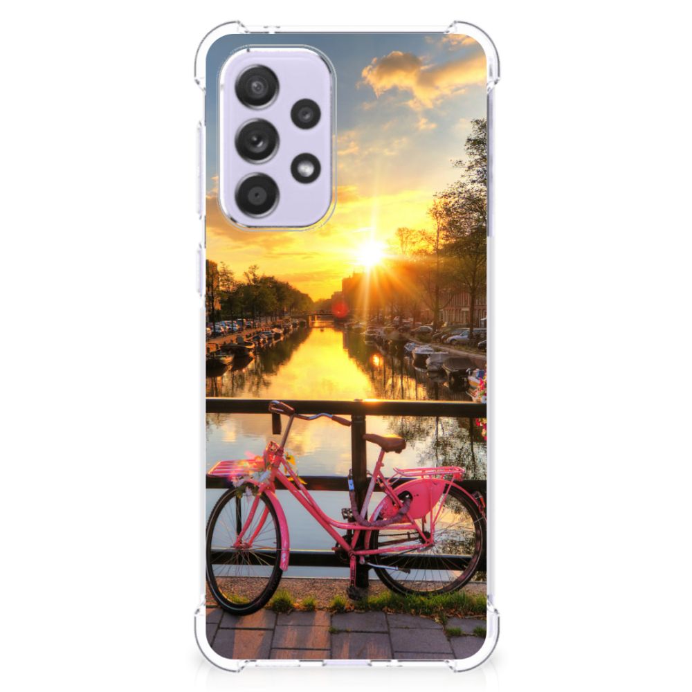 Samsung Galaxy A33 Telefoonhoesje met valbescherming Amsterdamse Grachten