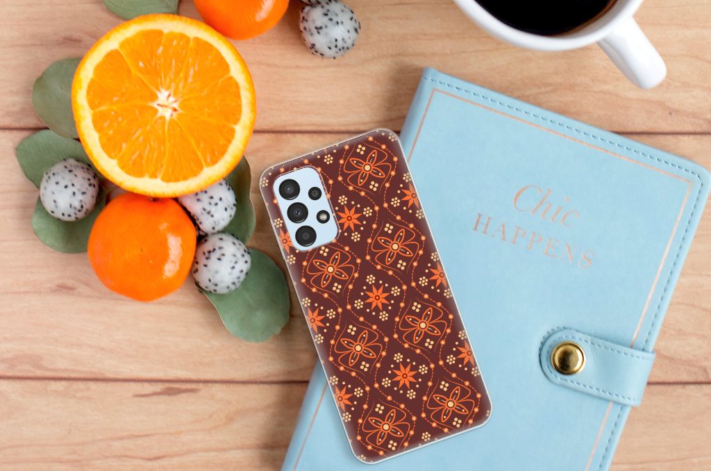 Samsung Galaxy A13 4G TPU bumper Batik Brown B2C Telecom