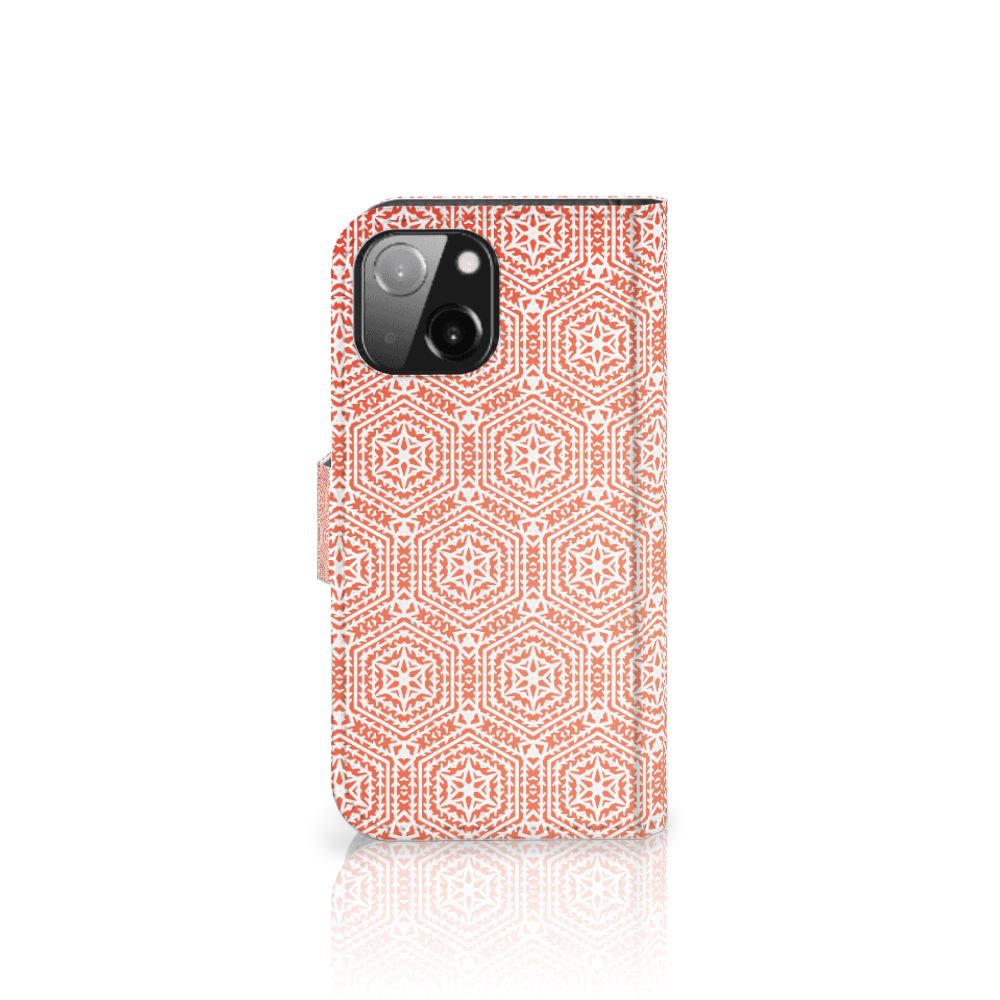 iPhone 13 Mini Telefoon Hoesje Pattern Orange