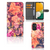 Samsung Galaxy A14 4G Hoesje Bosje Bloemen met kleurrijke bloemen en ruimte voor 3 pasjes.