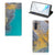 Samsung Galaxy Note 10 Standcase Marble Blue Gold