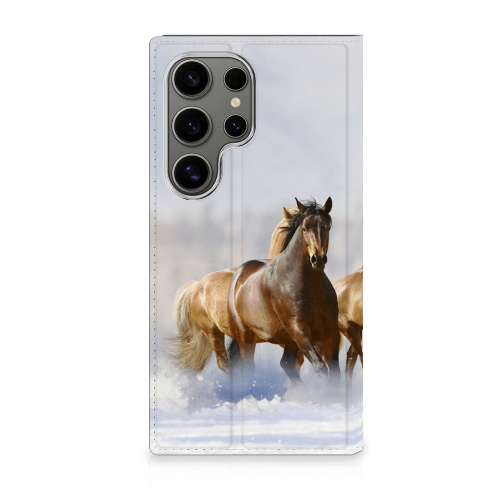 Samsung Galaxy S24 Ultra Hoesje maken Paarden met een prachtige paardenprint op een stijlvolle case.