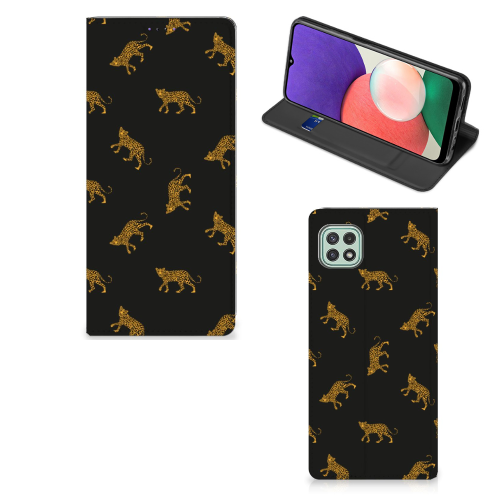 Hoesje maken voor Samsung Galaxy A22 5G Leopards - B2C Telecom