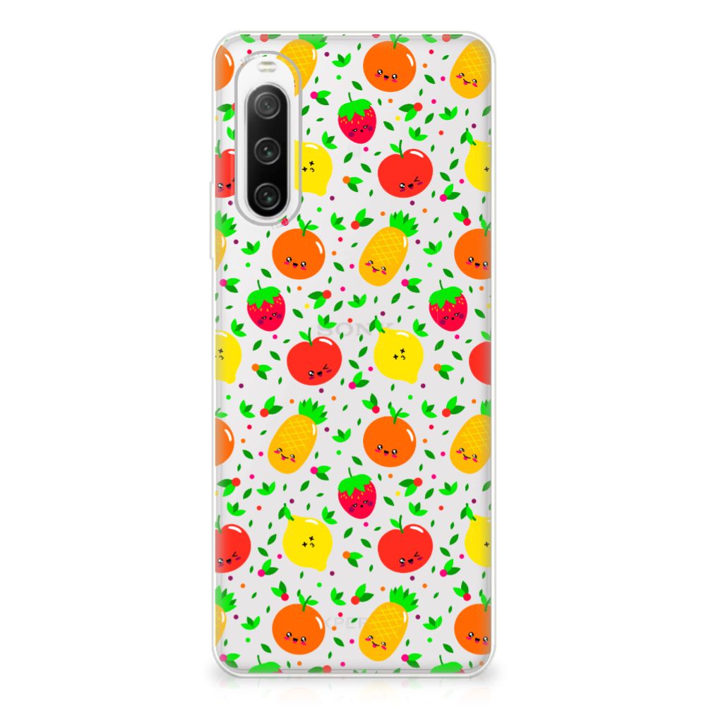 Sony Xperia 10 IV Siliconen Case Fruits