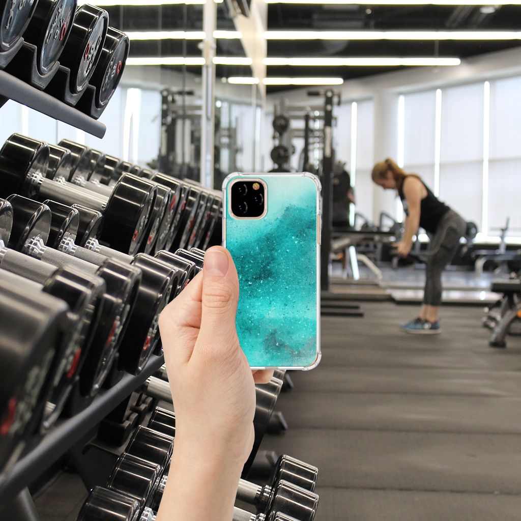 Back Cover Apple iPhone 11 Pro Painting Blue