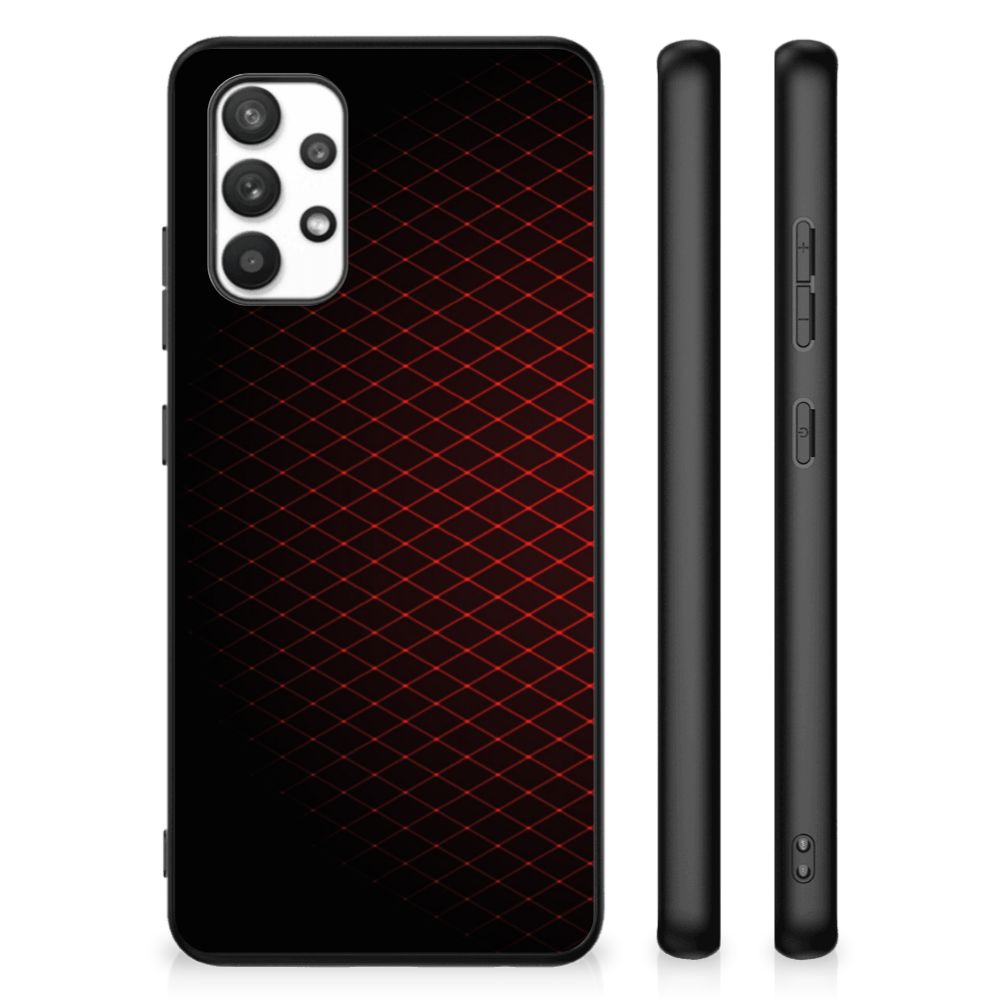 Samsung Galaxy A32 4G | A32 5G Enterprise Editie Back Case Geruit Rood B2C Telecom