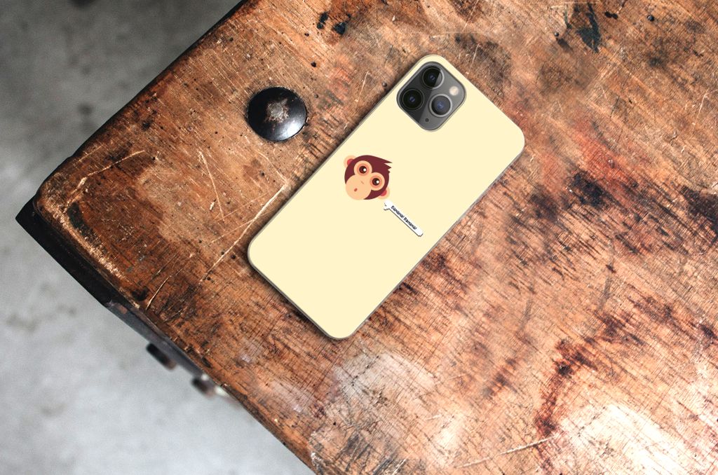 Apple iPhone 11 Pro Telefoonhoesje met Naam Monkey