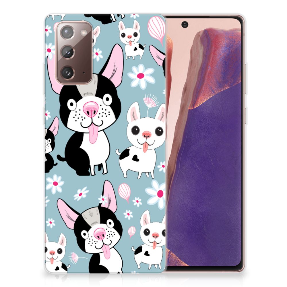 Samsung Note 20 TPU Hoesje Hondjes