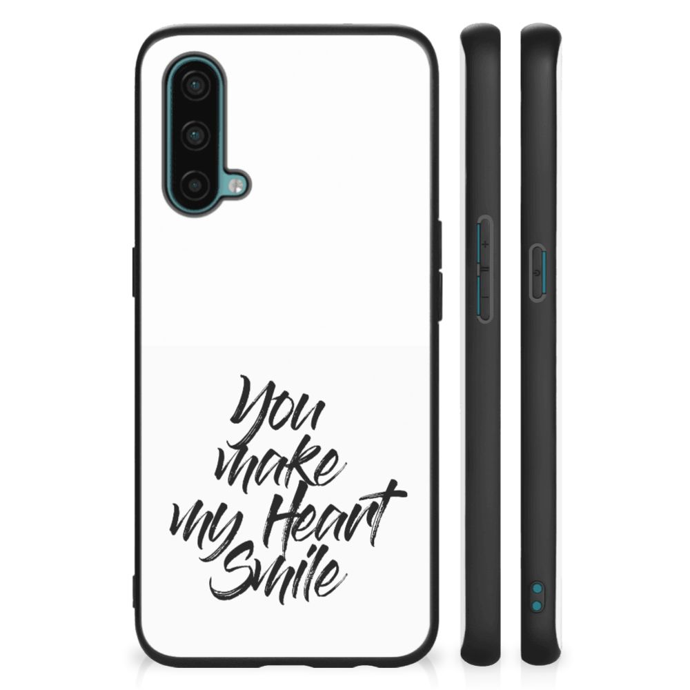 OnePlus Nord CE 5G Telefoon Hoesje met tekst Heart Smile