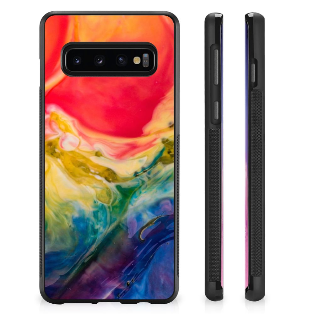 Case Samsung Galaxy S10+ Watercolor Dark