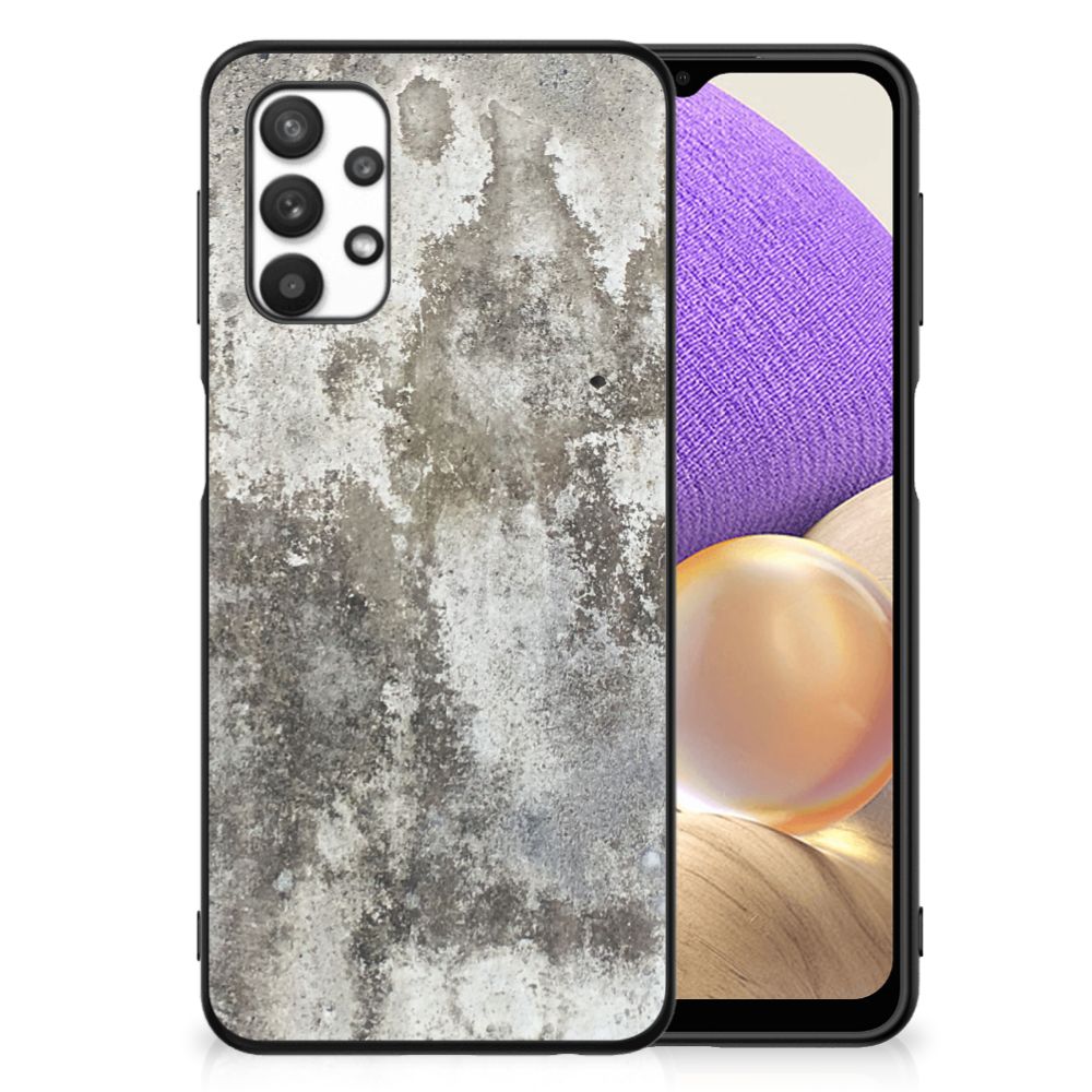 Samsung Galaxy A32 5G Marmeren Print Telefoonhoesje Beton Print B2C Telecom