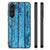 Samsung Galaxy S23 Plus Houten Print Telefoonhoesje Wood Blue B2C Telecom