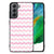 Samsung Galaxy S21FE Back Case Waves Roze