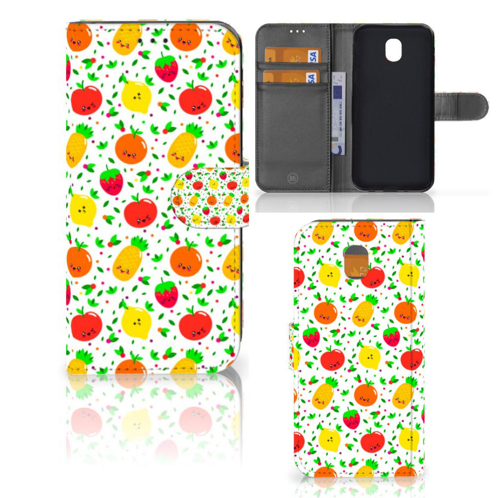 Samsung Galaxy J5 2017 Book Cover Fruits