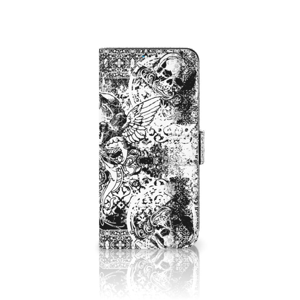 Telefoonhoesje met Naam Motorola Moto G9 Play | E7 Plus Skulls Angel