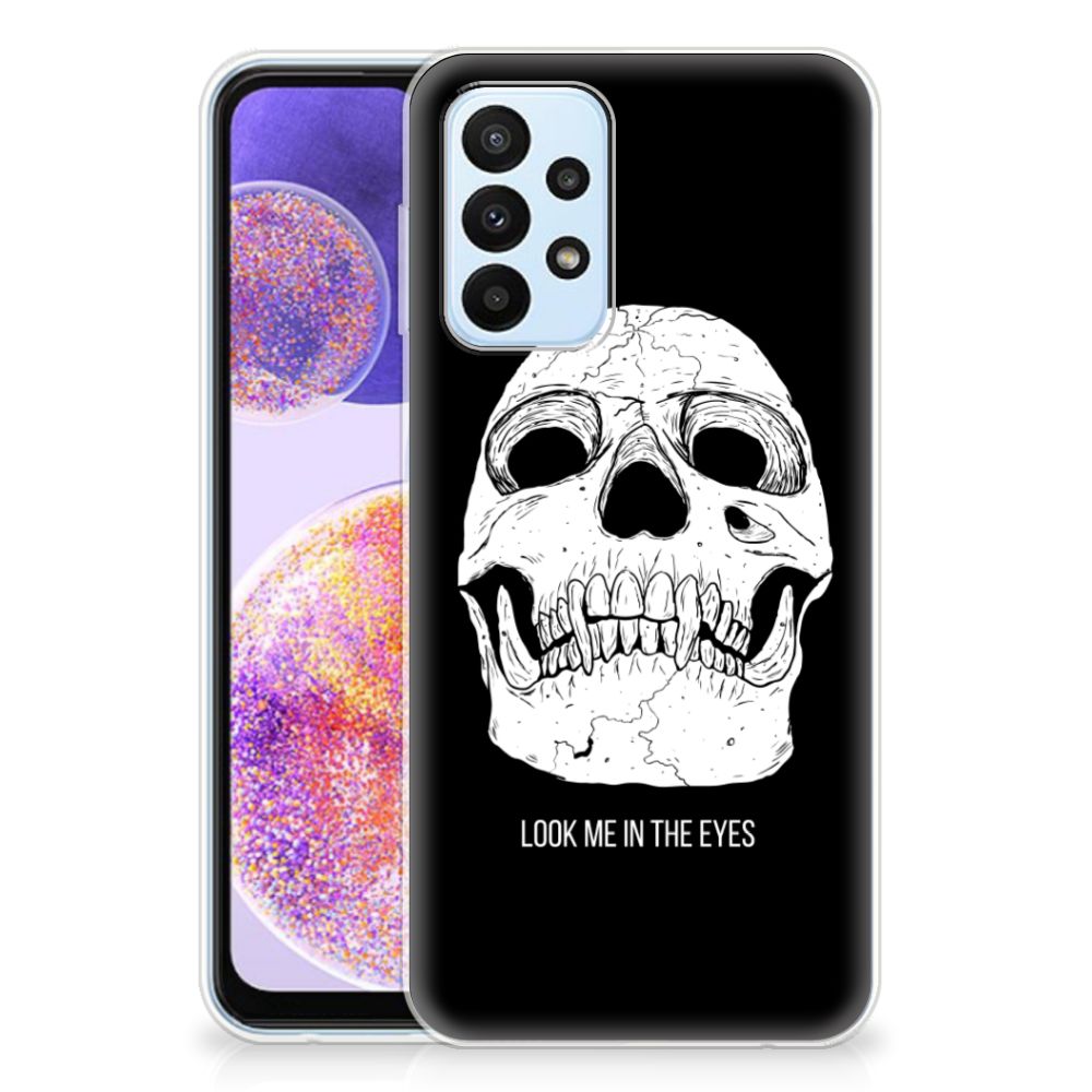 Silicone Back Case Samsung Galaxy A23 Skull Eyes B2C Telecom