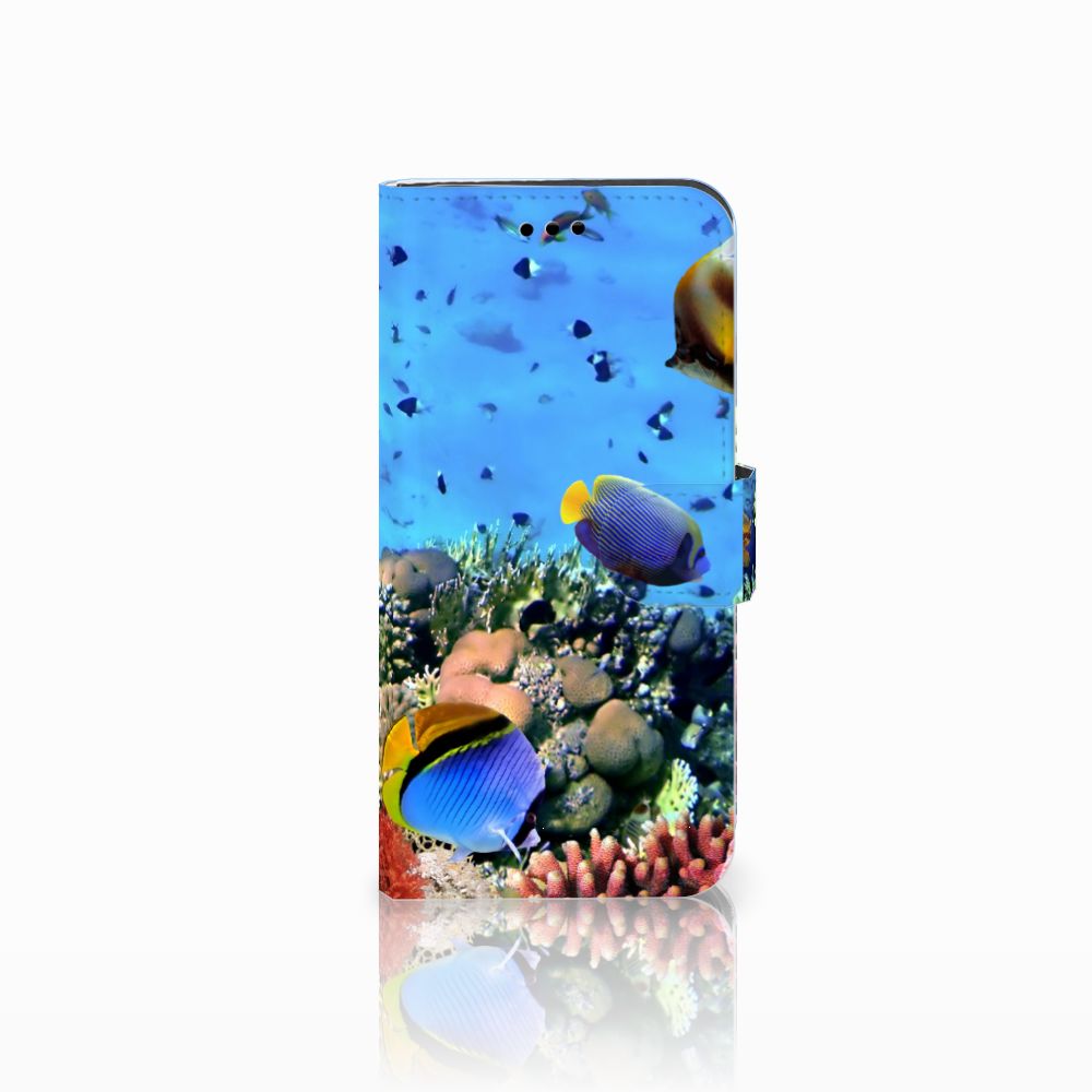 Huawei P10 Lite Telefoonhoesje met Pasjes Vissen