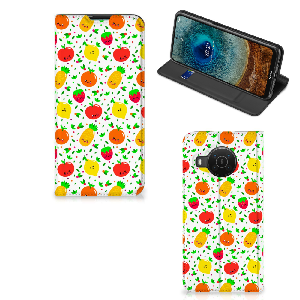 Nokia X20 | X10 Flip Style Cover Fruits - B2C Telecom