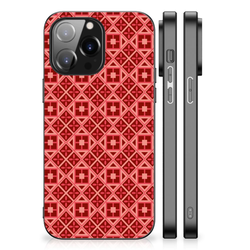 iPhone 14 Pro Max Back Case Batik Rood