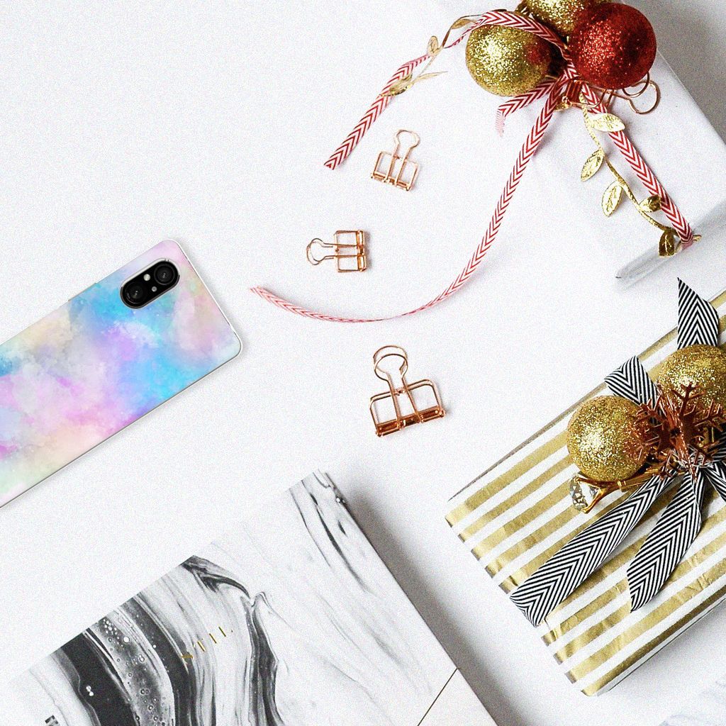 Hoesje maken Sony Xperia 5 V Watercolor Light