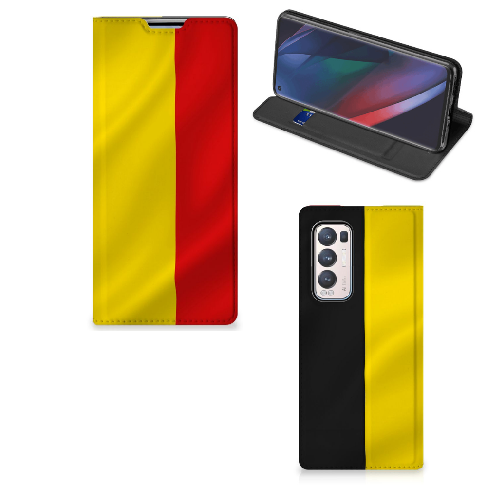 OPPO Find X3 Neo Standcase Belgische Vlag - B2C Telecom