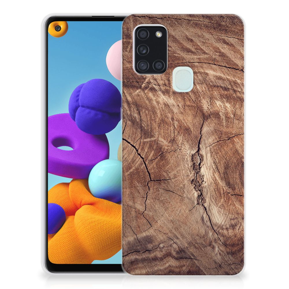 Samsung Galaxy A21s Bumper Hoesje Tree Trunk