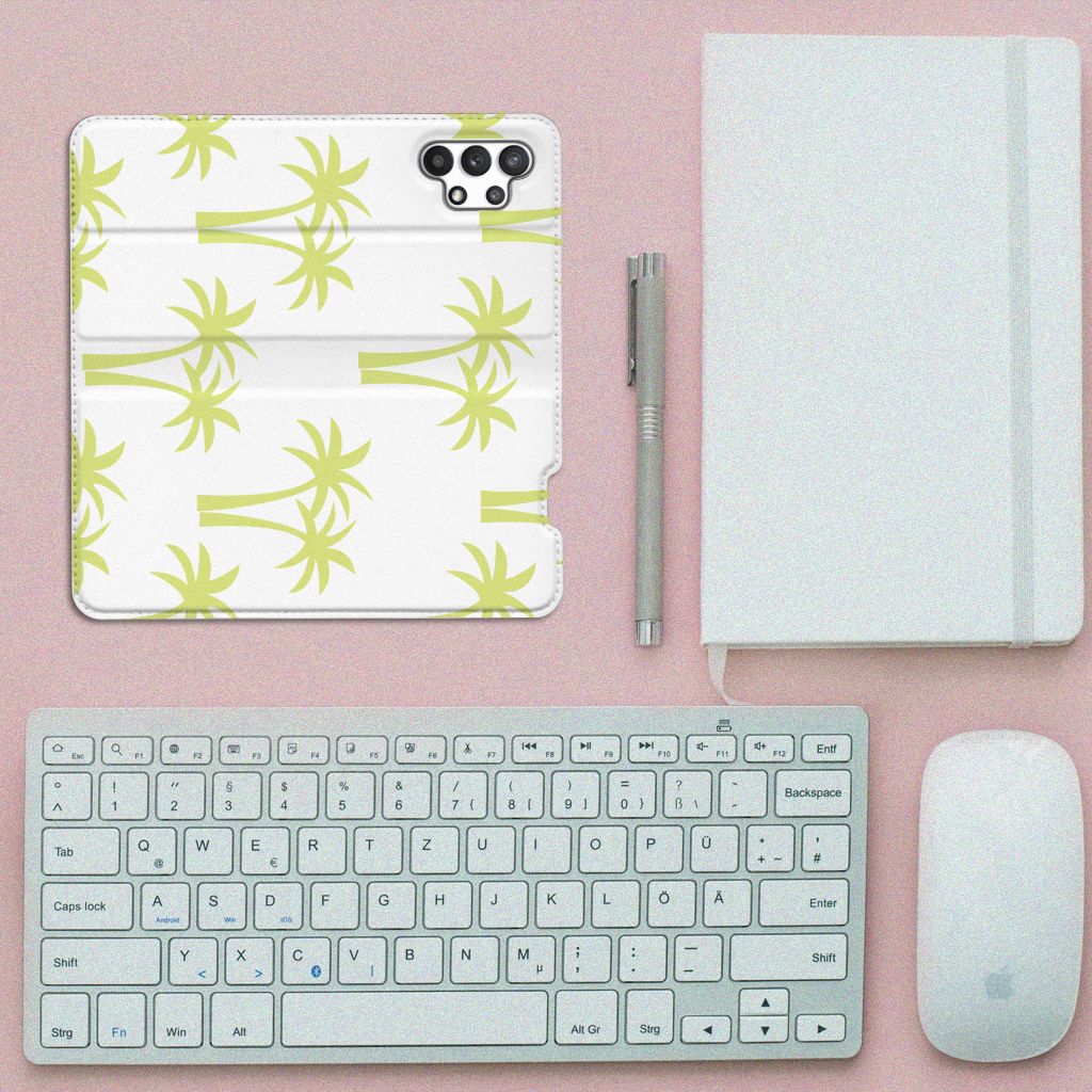 Samsung Galaxy A32 4G | A32 5G Enterprise Editie Smart Cover Palmtrees - B2C Telecom