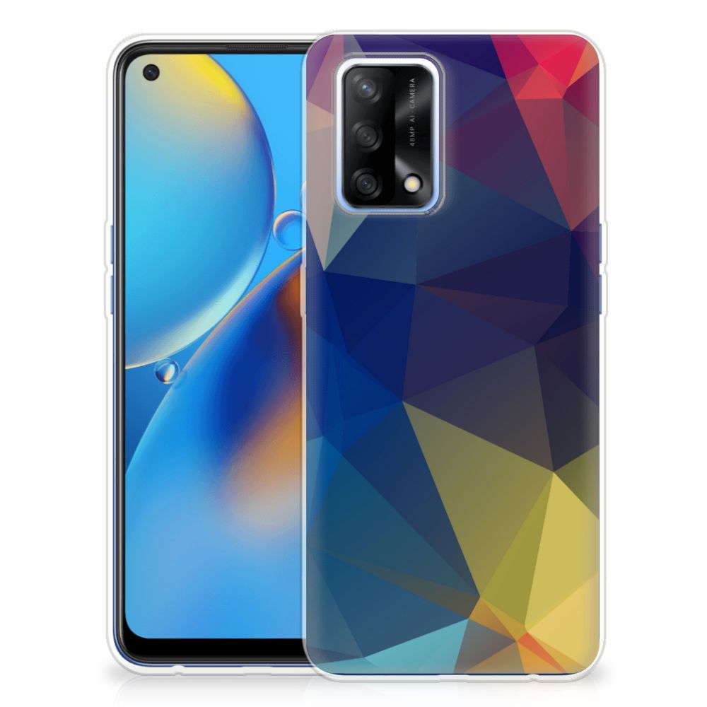 OPPO A74 4G TPU Hoesje Polygon Dark B2C Telecom