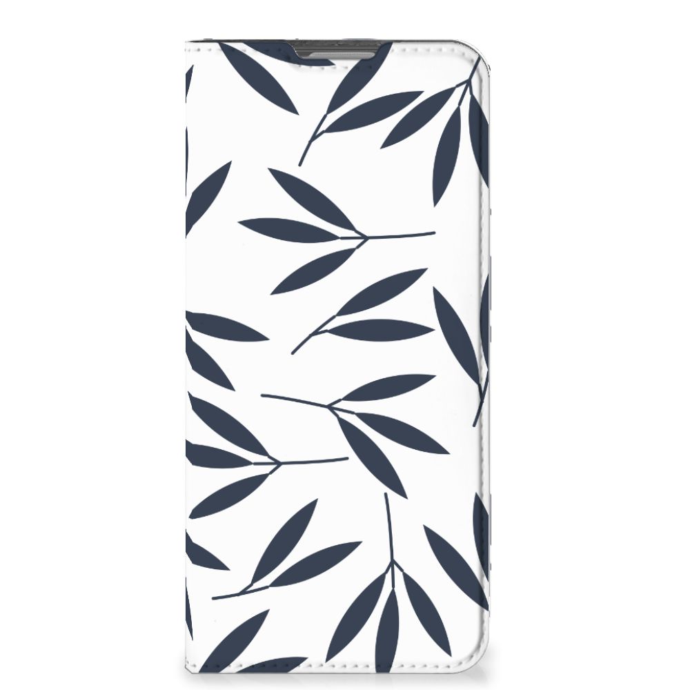 OPPO Reno8 Lite Smart Cover Leaves Blue - B2C Telecom